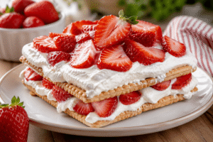 5-Minute Strawberry Dessert (Quick & Easy)