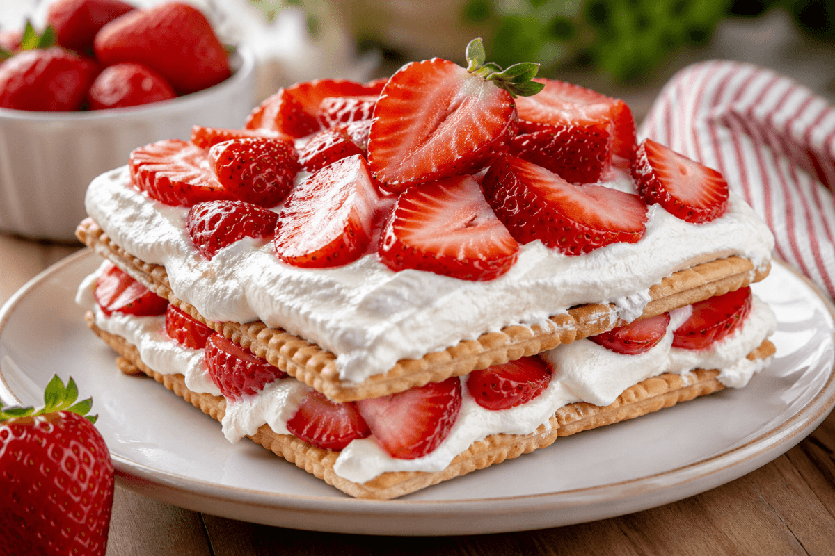 5-Minute Strawberry Dessert (Quick & Easy)