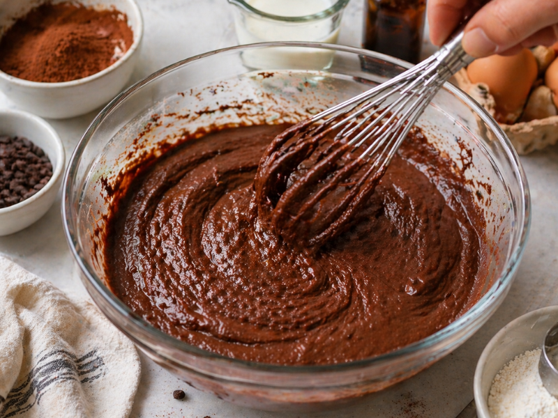 Easy Chocolate Cake with Creamy Frosting
