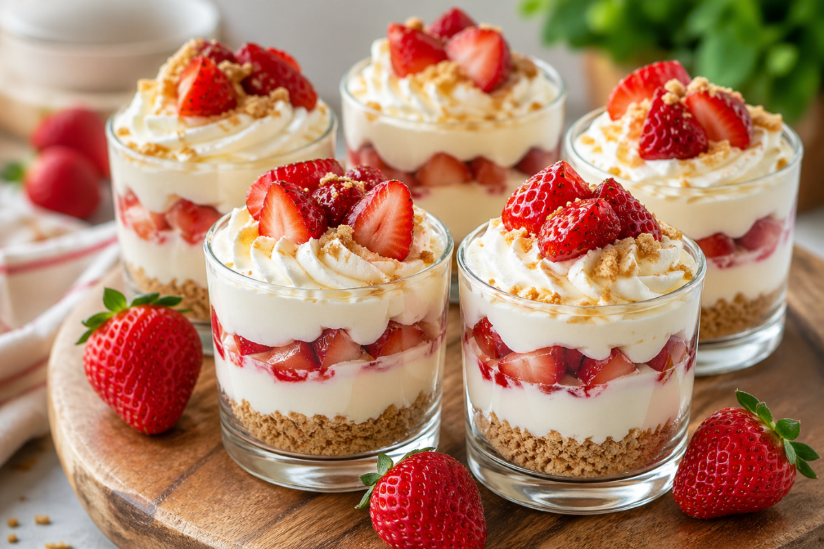 Simple No-Bake Dessert Cups for Family Gatherings