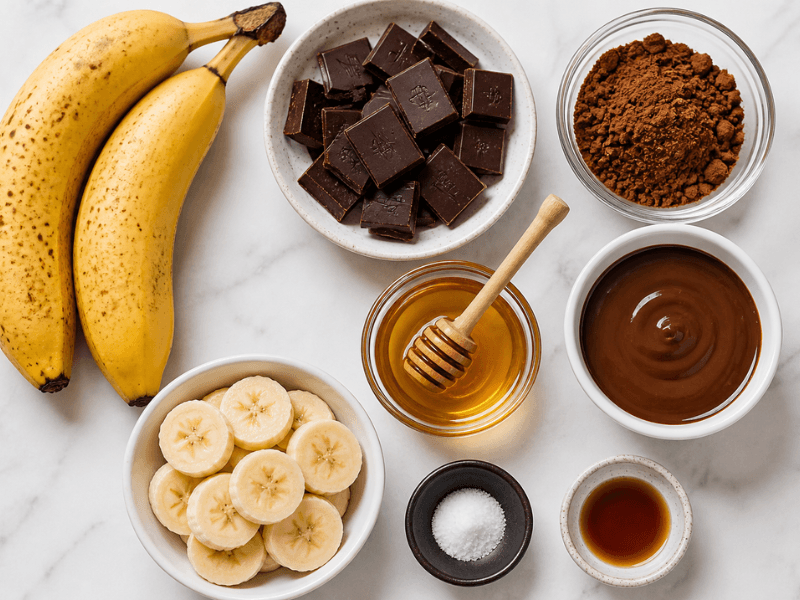 Easy Chocolate Banana Dessert (Ready in 10 Minutes)