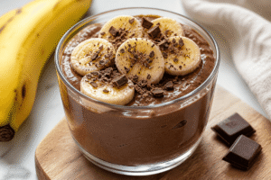 chocolate banana dessert quick and delicious
