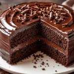 Chocolate Heaven, Easy & Decadent homemade chocolate cake with silky chocolate ganache